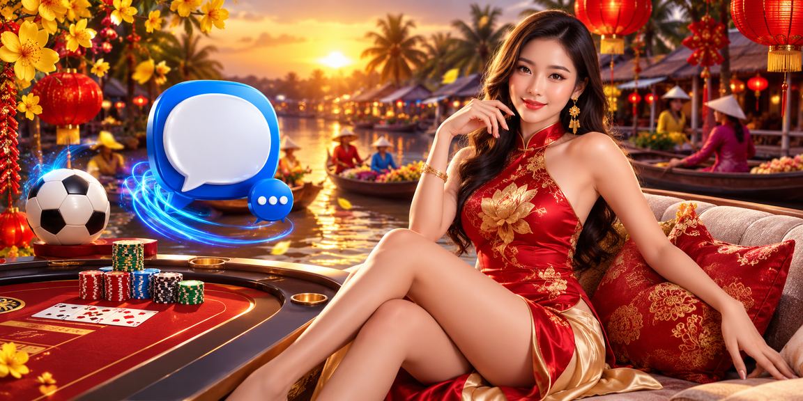 Bàn baccarat trực tuyến trong không khí lễ hội Tết vùng Mekong Việt Nam